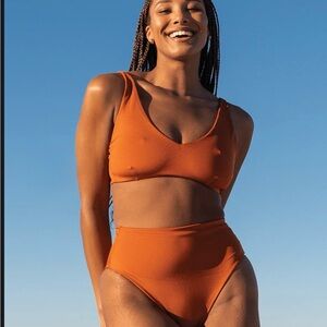 Left On Friday Terracotta Bikini Top (Bronze)